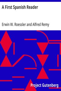 Cover of A First Spanish Reader by Erwin W. (Erwin William) Roessler