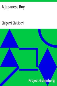 Cover of A Japanese Boy by Shigemi Shiukichi