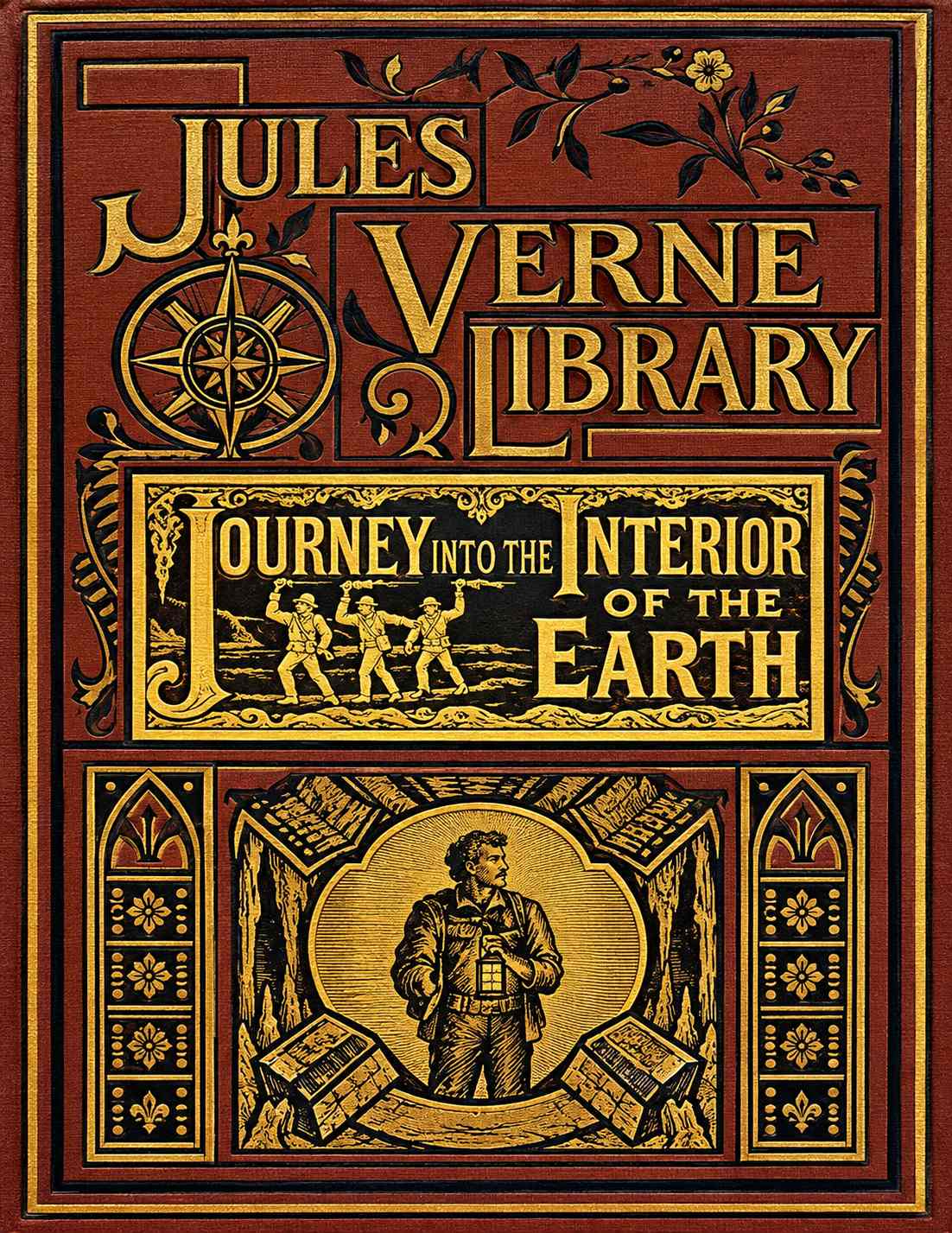 Cover of A Journey into the Interior of the Earth by Jules Verne