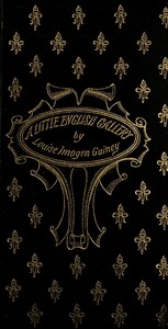 Cover of A Little English Gallery by Louise Imogen Guiney