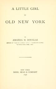 Cover of A Little Girl in Old New York