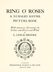 Cover of A Nursery Rhyme Picture Book: With Drawings in Colour and Black and White