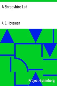 Cover of A Shropshire Lad by A. E. (Alfred Edward) Housman