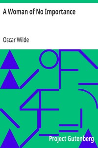 Cover of A Woman of No Importance by Oscar Wilde