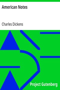 Cover of American Notes by Charles Dickens