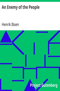 Cover of An Enemy of the People by Henrik Ibsen
