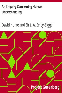 Cover of An Enquiry Concerning Human Understanding by David Hume