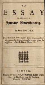 Cover of An Essay Concerning Humane Understanding, Volume 1: MDCXC, Based on the 2nd Edition, Books 1 and 2 by John Locke