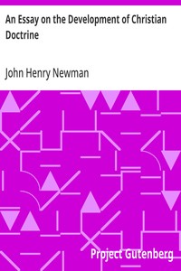 Cover of An Essay on the Development of Christian Doctrine by John Henry Newman