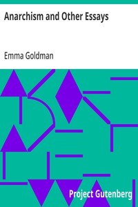 Cover of Anarchism and Other Essays by Emma Goldman
