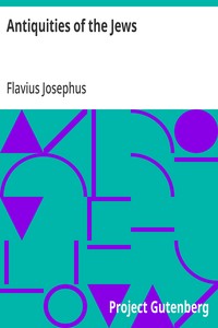 Cover of Antiquities of the Jews by Flavius Josephus