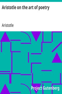 Cover of Aristotle on the art of poetry by Aristotle