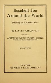 Cover of Baseball Joe Around the World; or, Pitching on a Grand Tour