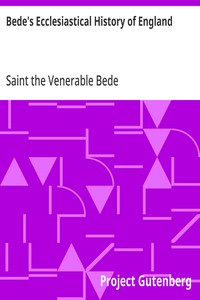Cover of Bede's Ecclesiastical History of England by the Venerable, Saint Bede