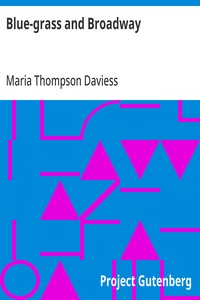 Cover of Blue-grass and Broadway by Maria Thompson Daviess