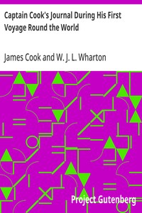 Cover of Captain Cook's Journal During His First Voyage Round the World: Made in H. M. Bark "Endeavour", 1768-71 by James Cook
