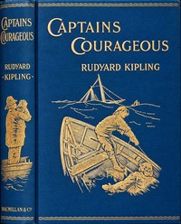 Cover of "Captains Courageous": A Story of the Grand Banks by Rudyard Kipling
