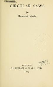 Cover of Circular Saws