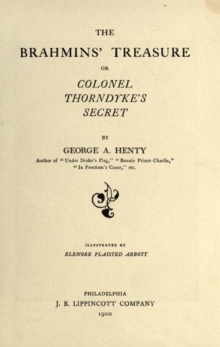 Cover of Colonel Thorndyke's Secret