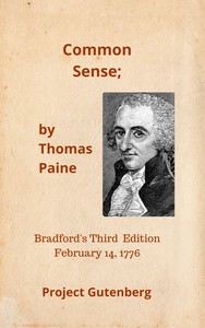 Cover of Common Sense by Thomas Paine