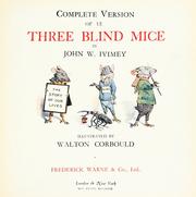 Cover of Complete Version of ye Three Blind Mice