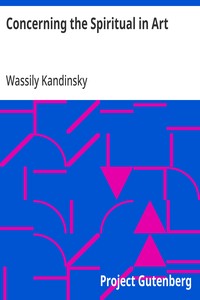 Cover of Concerning the Spiritual in Art by Wassily Kandinsky