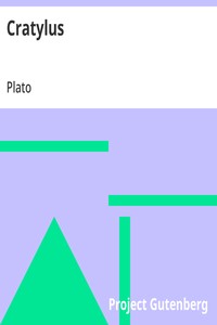 Cover of Cratylus by Plato