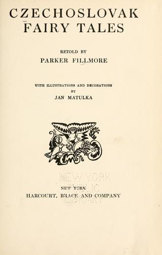Cover of Czechoslovak Fairy Tales