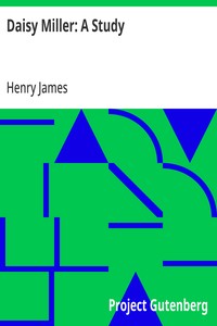Cover of Daisy Miller: A Study by Henry James