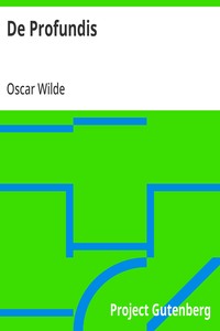 Cover of De Profundis by Oscar Wilde