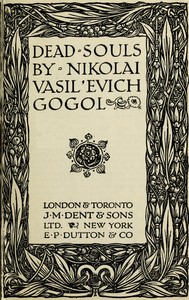 Cover of Dead Souls by Nikolai Vasilevich Gogol