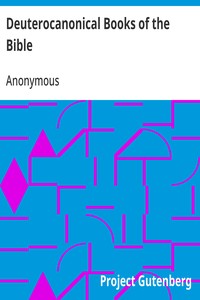 Cover of Deuterocanonical Books of the Bible: Apocrypha by Anonymous