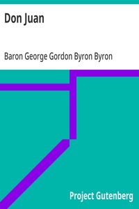 Cover of Don Juan by George Gordon Byron, Baron Byron