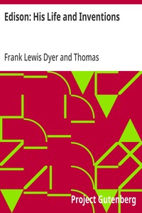 Cover of Edison: His Life and Inventions by Frank Lewis Dyer