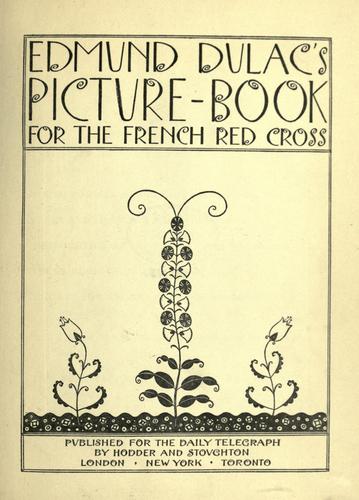 Cover of Edmund Dulac's Picture-Book for the French Red Cross