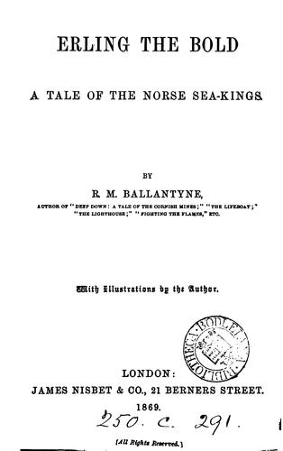 Cover of Erling the Bold