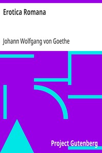 Cover of Erotica Romana by Johann Wolfgang von Goethe