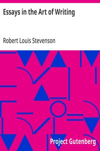 Cover of Essays in the Art of Writing by Robert Louis Stevenson