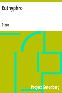 Cover of Euthyphro by Plato