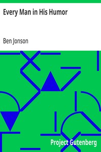 Cover of Every Man in His Humor by Ben Jonson