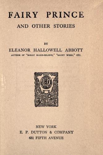 Cover of Fairy Prince and Other Stories
