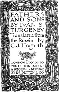 Cover of Fathers and Sons by Ivan Sergeevich Turgenev