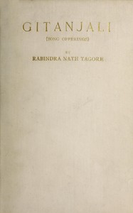 Cover of Gitanjali by Rabindranath Tagore