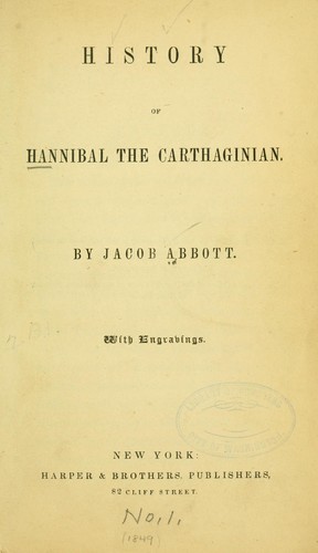 Cover of Hannibal: Makers of History
