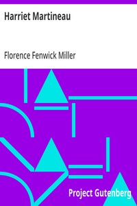 Cover of Harriet Martineau by Florence Fenwick Miller