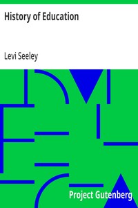 Cover of History of Education by Levi Seeley