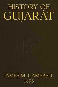 Cover of History of Gujarát: Gazetteer of the Bombay Presidency, Volume I, Part I. by James M. Campbell