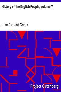 Cover of History of the English People, Volume V: Puritan England, 1603-1660 by John Richard Green