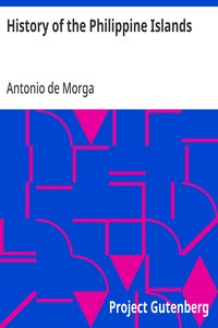 Cover of History of the Philippine Islands by Antonio de Morga