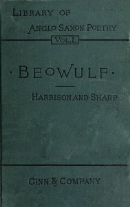 Cover of I. Bēowulf: an Anglo-Saxon poem. II. The fight at Finnsburh: a fragment. by Unknown